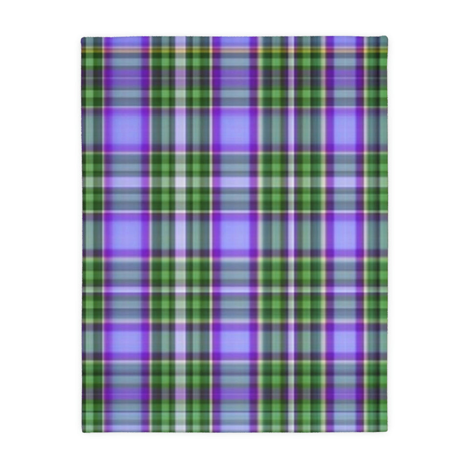 32CB  Colorful Plaid Blanket