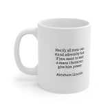 3ALM  Abraham Lincoln Historical quote mug