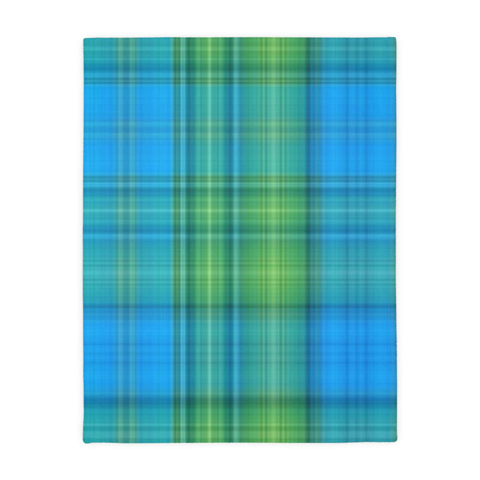 13CB  Colorful Plaid Blanket