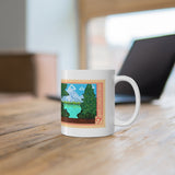 2NPS  Glacier National Park Stamp Mug