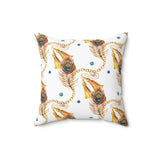 31PCF  Peacock Feather Pillow