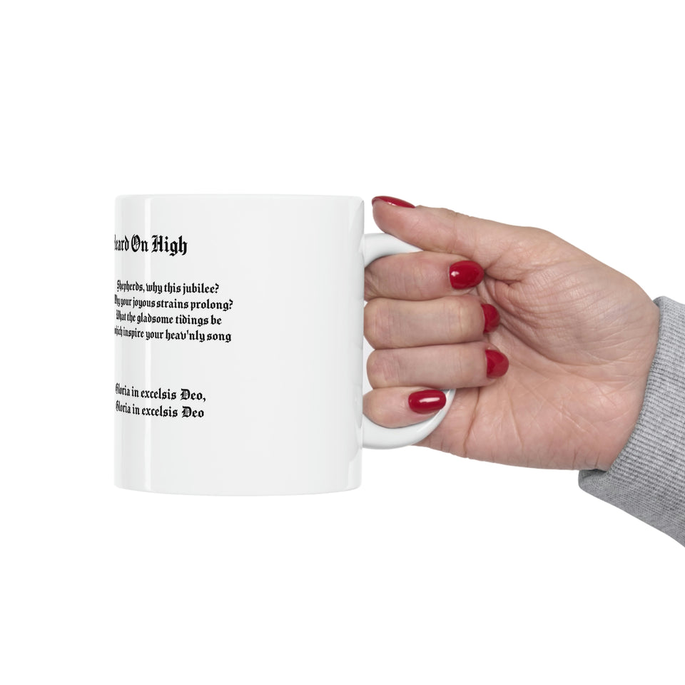 6H  Angels We Have Heard On High Mug