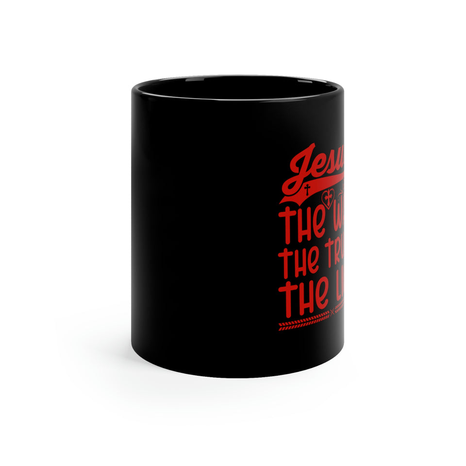 24BM  Black Christian Mug