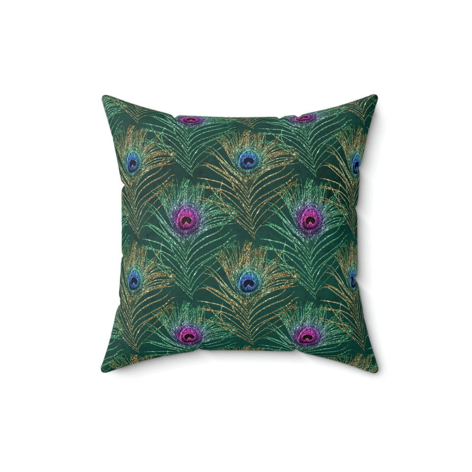 1PCF Peacock Feather Pillow