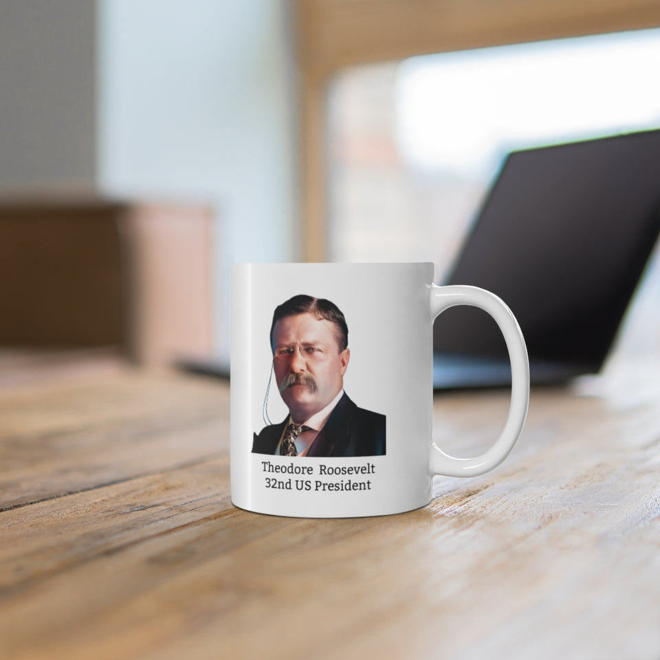 10TRQM  Theodore Roosevelt Historical Quote mug