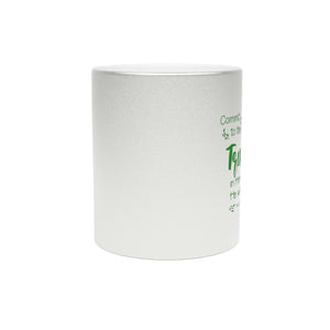 22SGM  Silver and Gold Christian Mug