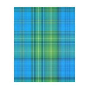 13CB  Colorful Plaid Blanket