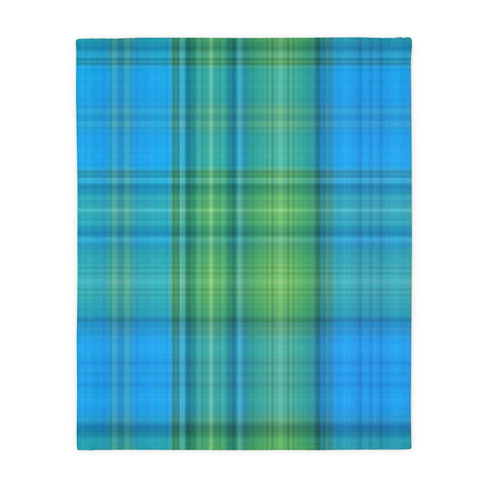 13CB  Colorful Plaid Blanket