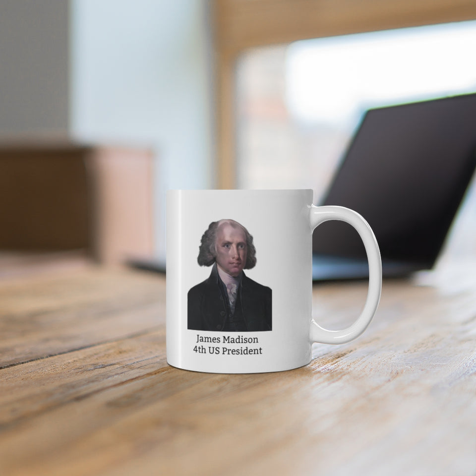 8JMM  James Madison Historical Quote Mugs