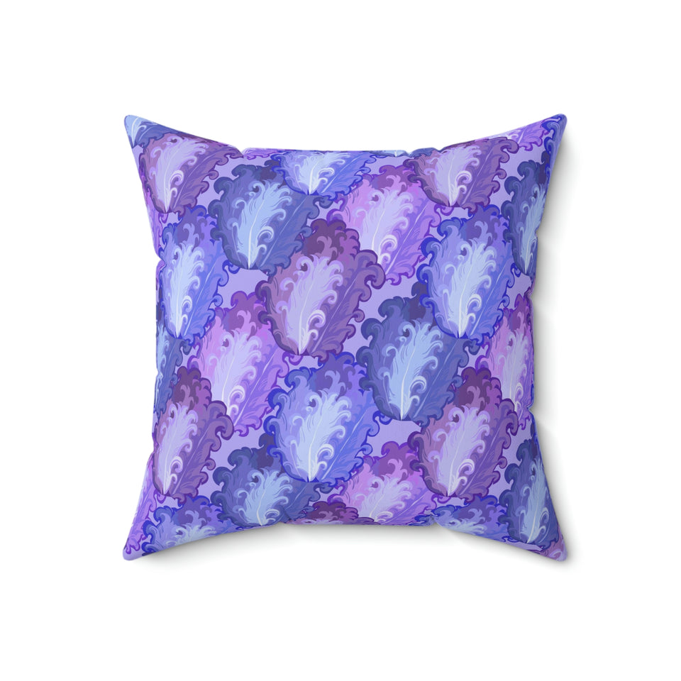 22PCF  Peacock Feather Pillow
