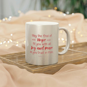 14SGM  Silver and Gold Christian Mug