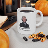 12TJQM  Thomas Jefferson historical quote mug