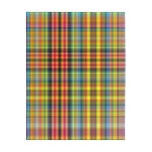 59CB  Colorful Plaid Blanket