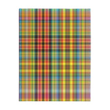 59CB  Colorful Plaid Blanket