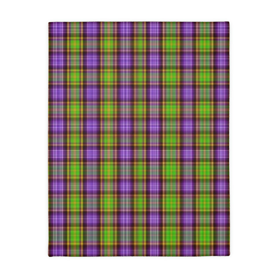 41CB  Colorful Plaid Blanket