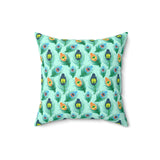 47PCF  Peacock Feather Pillows