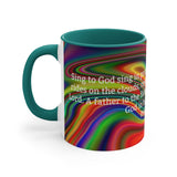 42CMSM Colorful Marble Psalms 68:4-5  Mug