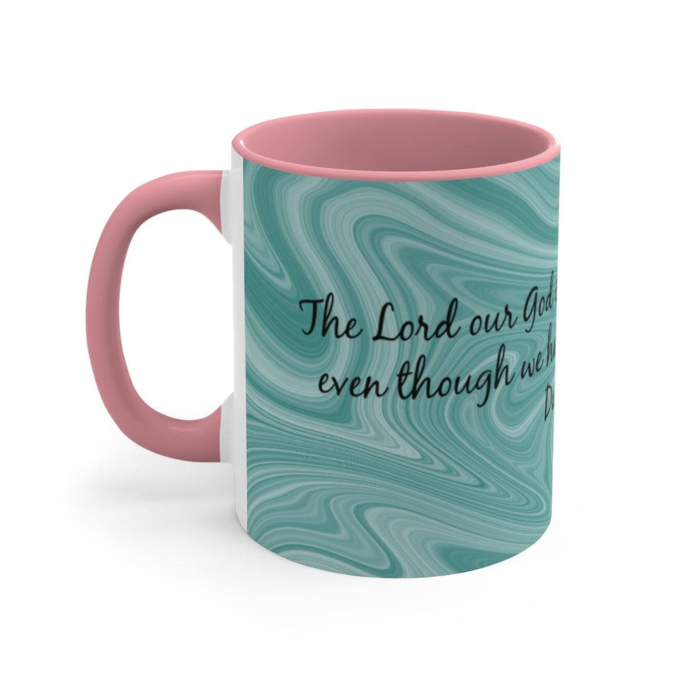 13CMSM  Colorful Marble Daniel 9:9 Mug