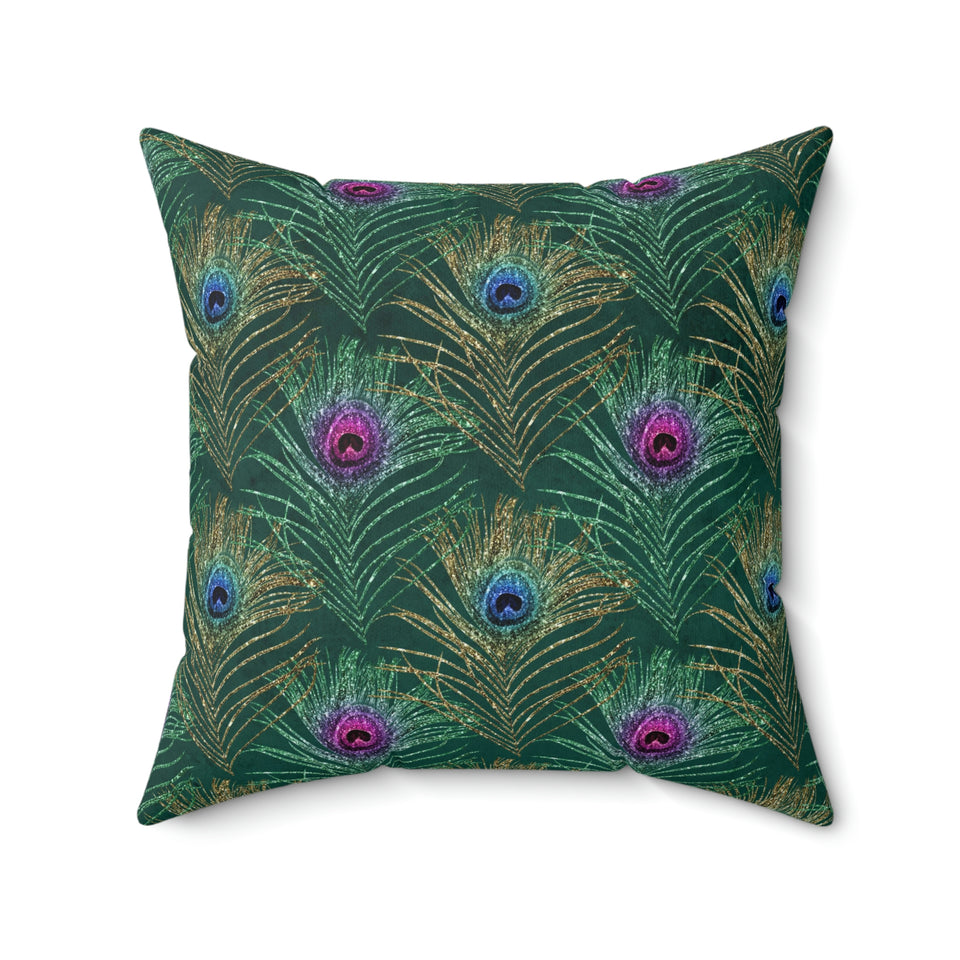 1PCF Peacock Feather Pillow