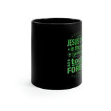 38BM  Black Christian Mug