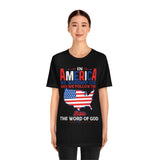2USAR  In America We Worship God t shirt