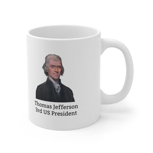 13TJQM  Thomas Jefferson Historical quote mugs