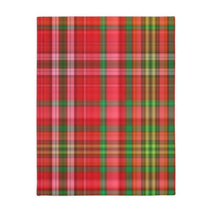 62CB  Colorful Plaid Blanket