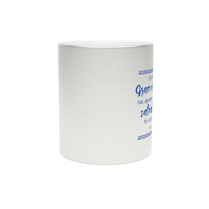 27SGM  Silver and Gold Christian Mug