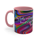 71CMSM  Colorful Marble Psalms 73:26 Mug