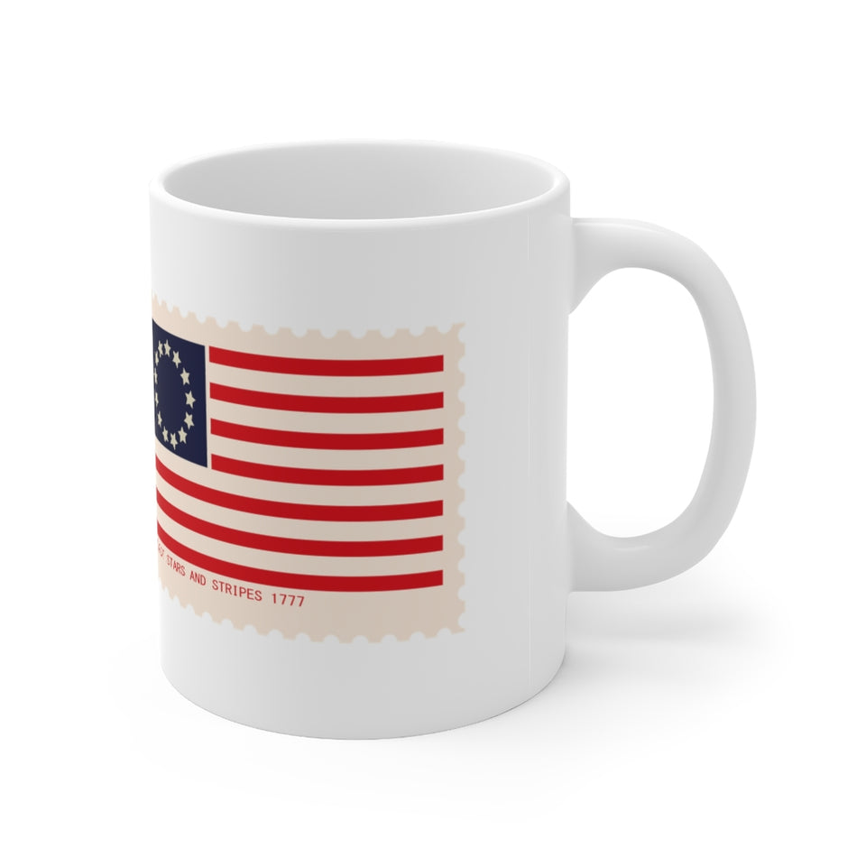 3FSM  US Flag Stamp Mug