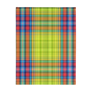 64CB  Colorful Plaid Blanket