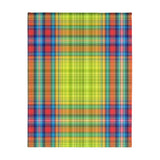 64CB  Colorful Plaid Blanket
