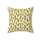 43PCF  Peacock Feather Pillow