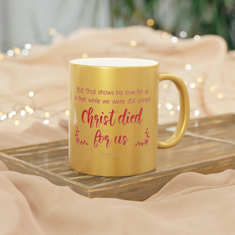 21SGM Silver and Gold Christian Mug
