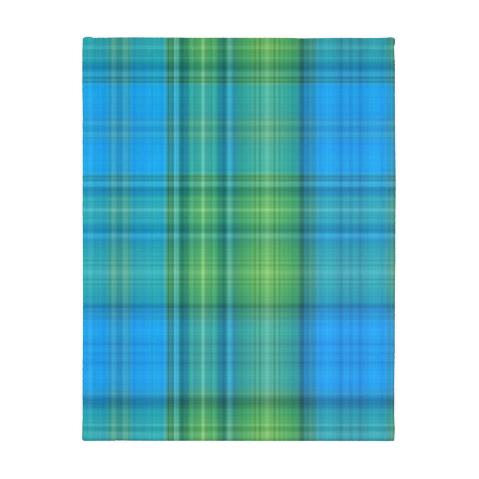 13CB  Colorful Plaid Blanket