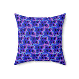 21PCF  Peacock Feather Pillow