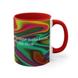 41CMSM  Colorful Marble Psalms 105:1  Mug