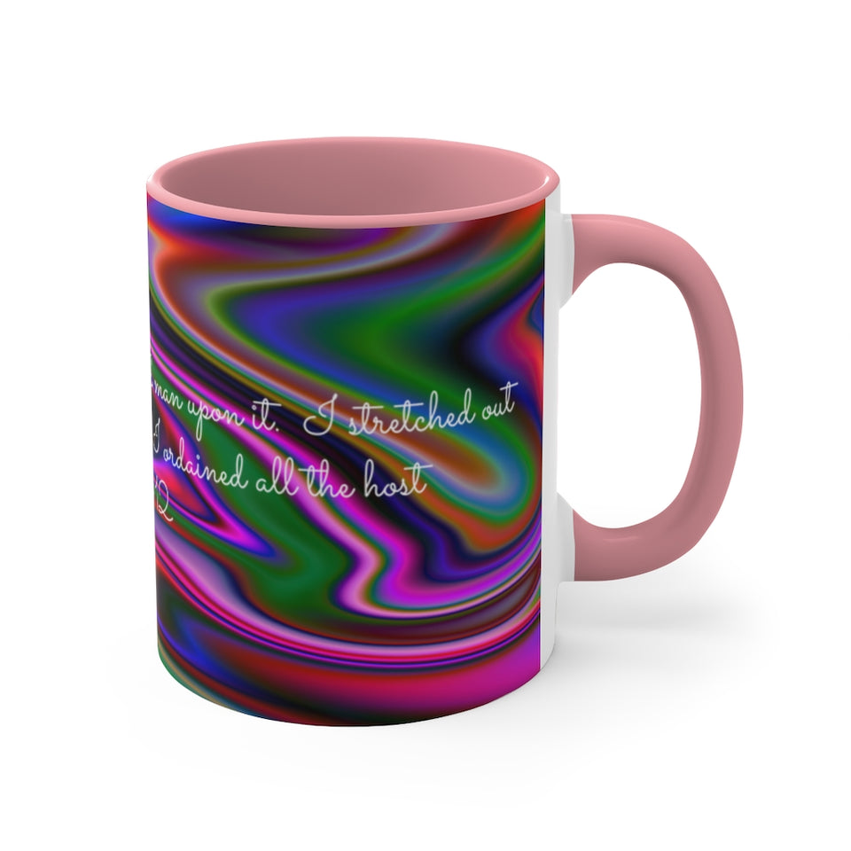 51CMSM  Colorful Marble Isaiah 45:12  Mug