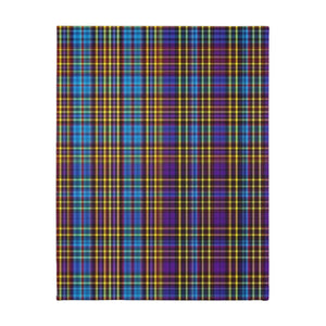 48CB  Colorful Plaid Blanket
