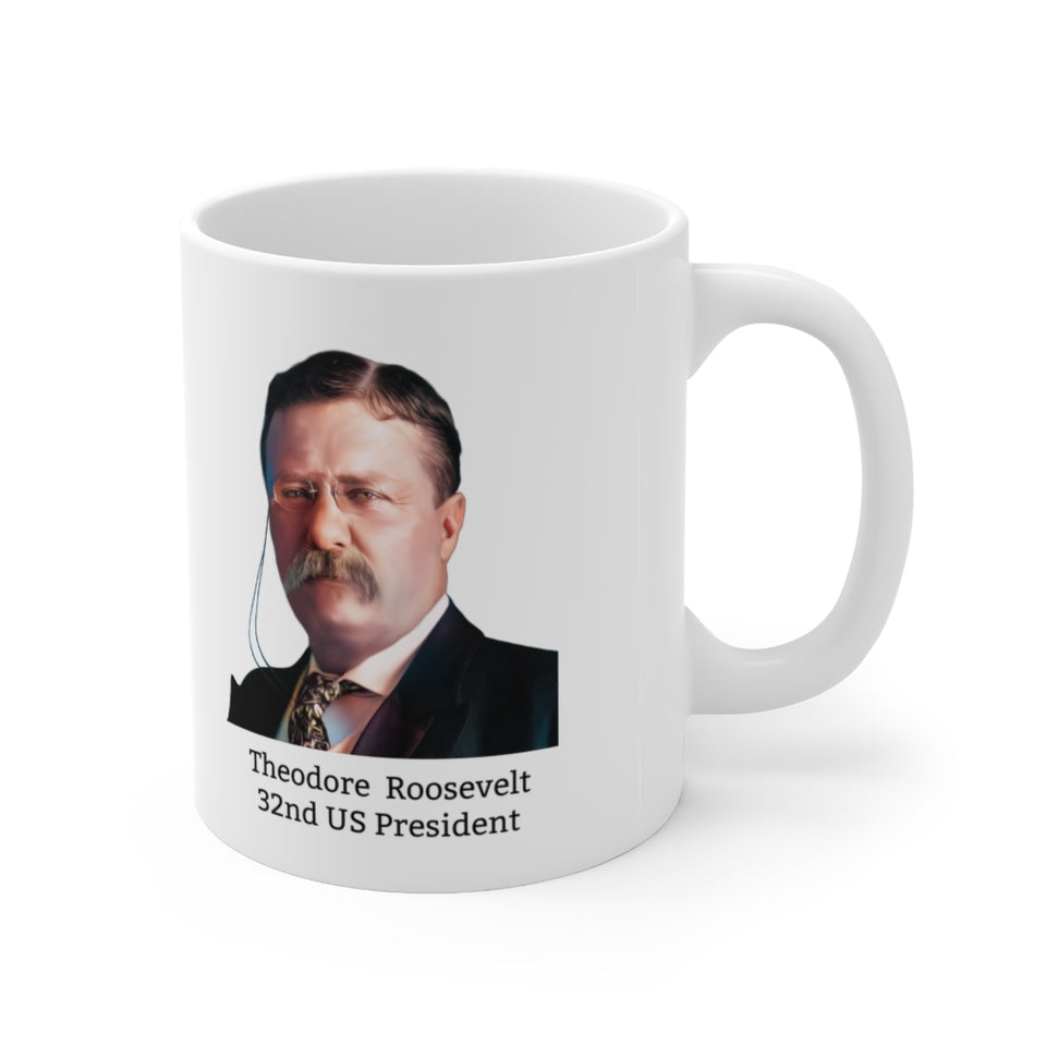 11TRQM  Theodore Roosevelt Historical Quote mug