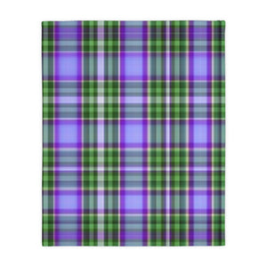 32CB  Colorful Plaid Blanket