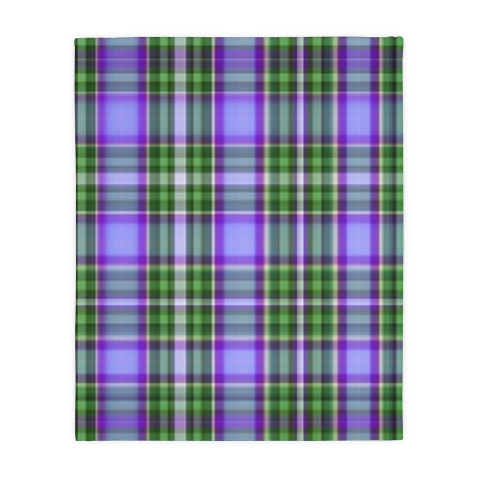 32CB  Colorful Plaid Blanket