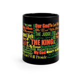 49CM   The names of God Christian Black Coffee Mug