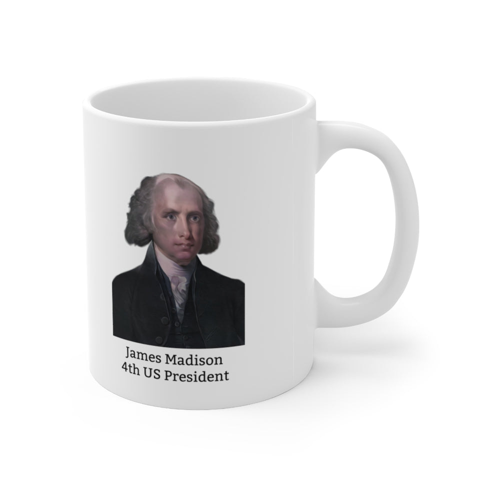 8JMM  James Madison Historical Quote Mugs