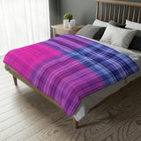 17CB  Colorful Plaid Blanket
