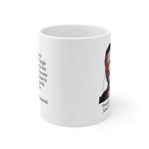 13TRQM  Theodore Roosevelt Historical quote mug