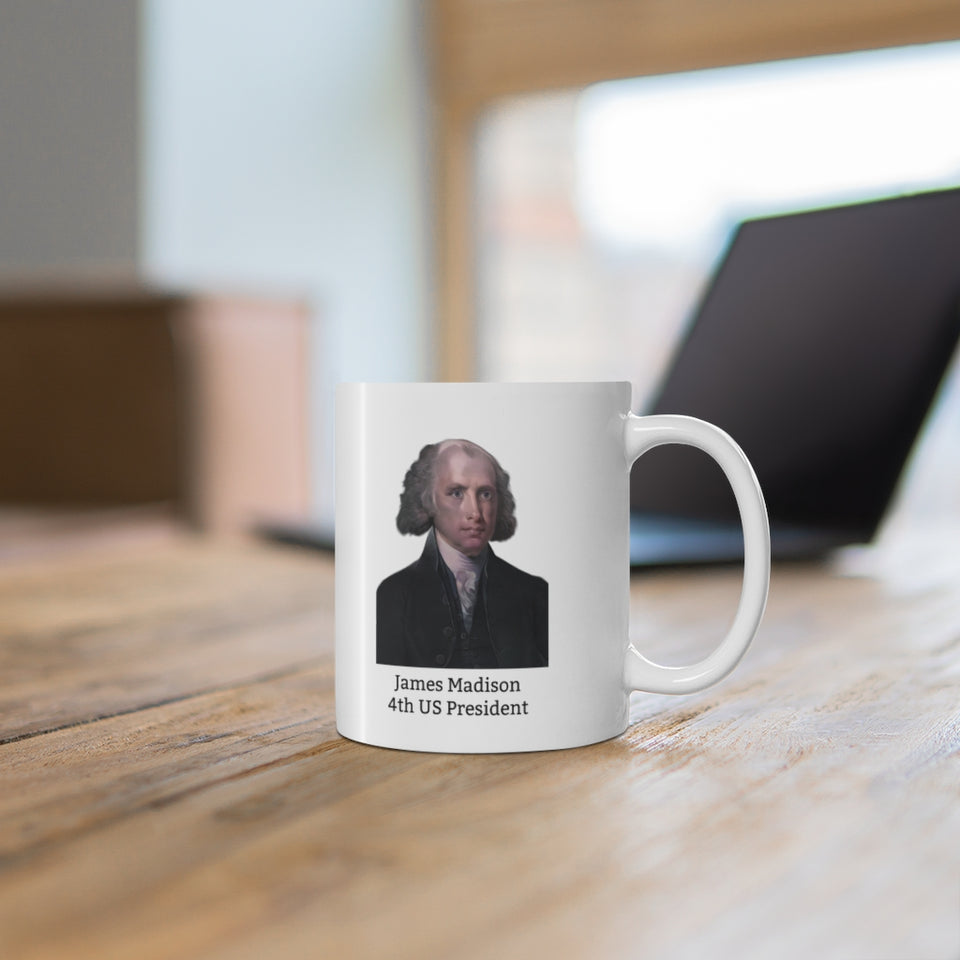9JMM  James Madison Historical Quote Mug