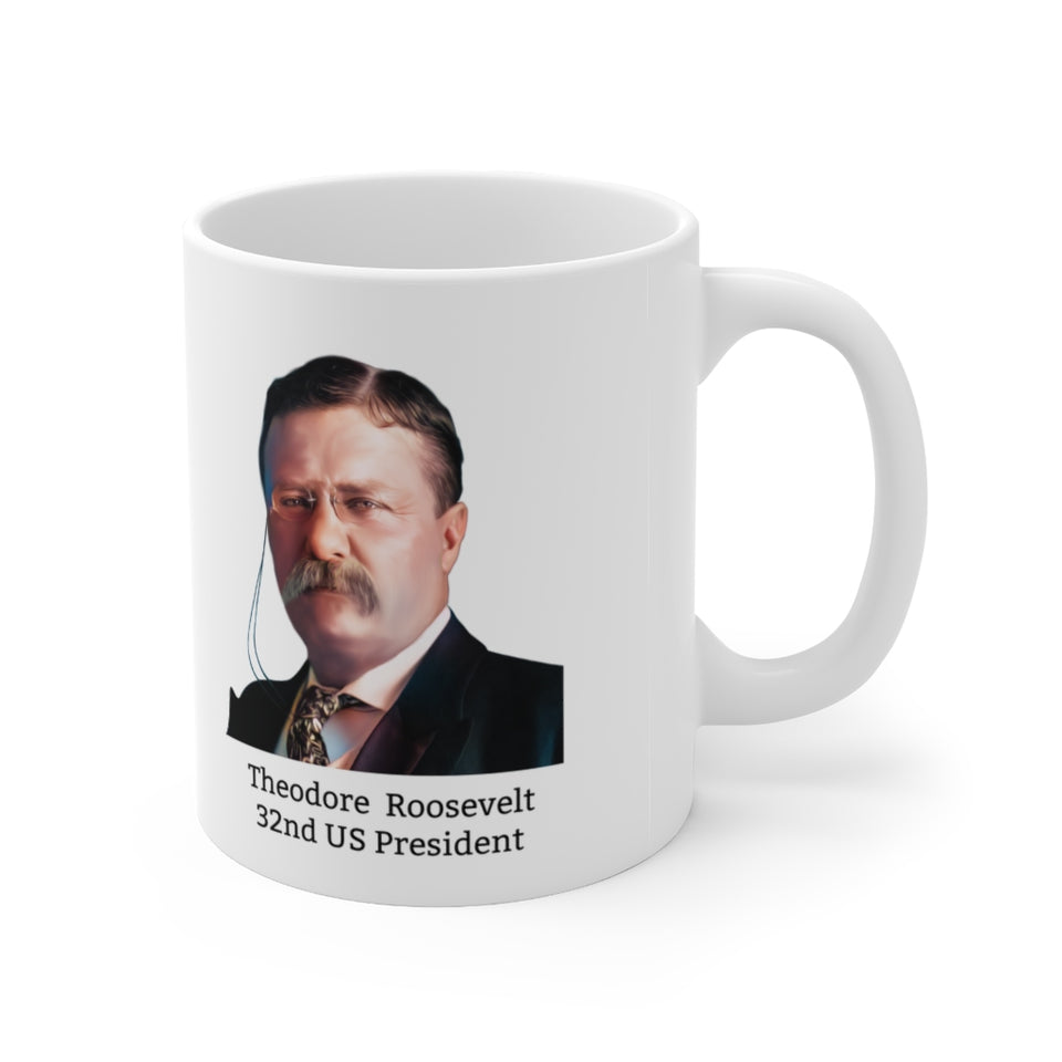 3TRQM  Theodore Roosevelt Historical quote mug