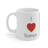 2JMSM  James Monroe US Stamp mug