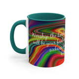 69CMSM  Colorful Marble Exodus 23:25 Mug